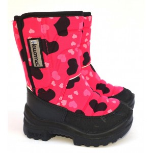 Чоботи Kuoma Tarravarsi 131137-3707 Pink Winter Heart (Зимове рожеве серце)