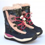 Термоботинки Tom M 7598f Blue, зимние детские сапоги на девочку