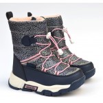 Термочеревики Tom M 9373c Blue, зимові дитячі чоботи на дівчинку