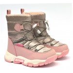 Термочеревики Tom M 9373d Pink, зимові дитячі чоботи на дівчинку
