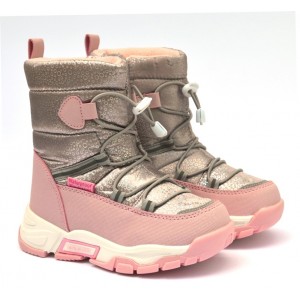 Термоботинки Tom M 9373d Pink, зимние детские сапоги на девочку