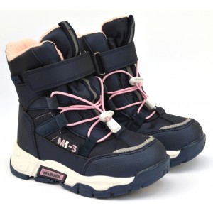 Термоботинки Tom M 9374c Blue, зимние детские сапоги на девочку