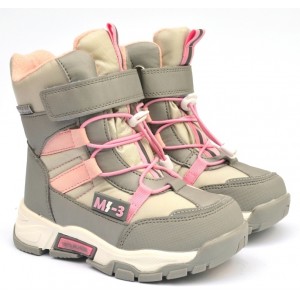 Термоботинки Tom M 9374e Silver, зимние детские сапоги на девочку
