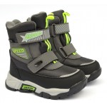 Термочеревики Tom M 9376b Grey, зимові дитячі чоботи на хлопчика