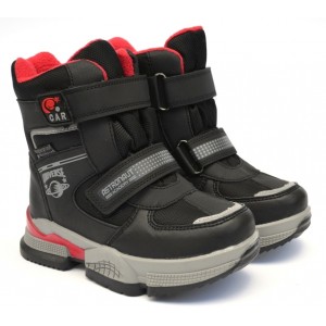 Термоботинки Tom M 9379a Black, зимние детские сапоги на мальчика