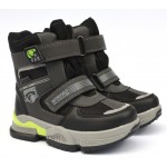 Термочеревики Tom M 9379b Grey, зимові дитячі чоботи на хлопчика