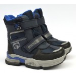 Термочеревики Tom M 9379c Blue, зимові дитячі чоботи на хлопчика