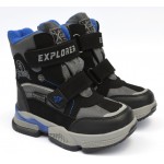 Термочеревики Tom M 9380b Grey, зимові дитячі чоботи на хлопчика