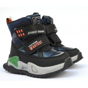 Термоботинки Tom M 9412b Blue, зимние детские сапоги на мальчика