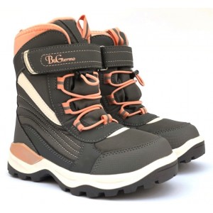 Термочеревики B&amp;G HL21-7/0212 сіро-рожеві, чоботи на мембрані