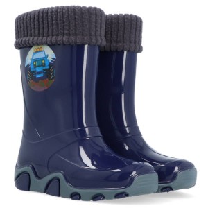 Резиновые сапоги DEMAR STORMER LUX PRINT 0402D (Монстр Трак. Синие)