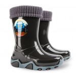 Резиновые сапоги DEMAR STORMER LUX PRINT 0403I (Монстр Трак. Черные)