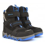 Термоботинки B&G EVS21-4/0408 черно-синий, сапоги на мембране