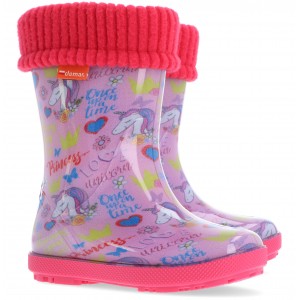 Резиновые сапоги DEMAR HAWAI LUX PRINT 0049al (Единорог Unicorn)