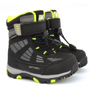 Термоботинки B&G TKT-5/0406 черный неон, сапоги на мембране. Легкие
