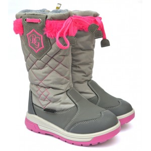 Термосапоги B&G R20-220 фуксия-серый