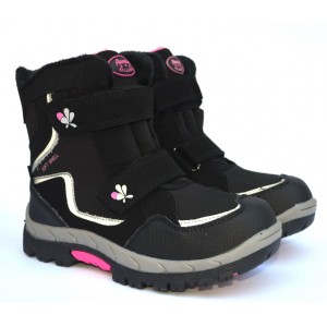 Термочеревики American club HL26/19 Black-Fuxia, чоботи на мембрані