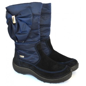 Сапоги Floare 2456151840 синие с бантом