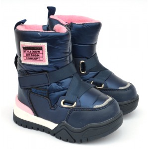 Термоботинки Tom M 9371D Blue, зимние детские сапоги