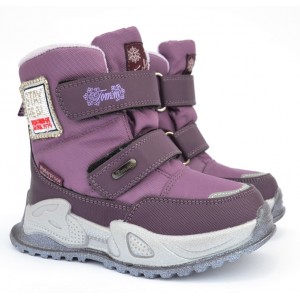 Термоботинки Tom M 9587E Purple, зимние детские сапоги