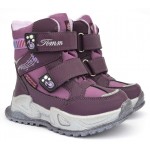 Термоботинки Tom M 9588E Purple, зимние детские сапоги
