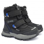Термоботинки Tom M 9660A Black, зимние детские сапоги на мальчика
