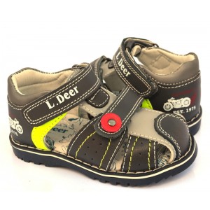 Босоніжки B&amp;G LD190-908. 21-26р. сірі