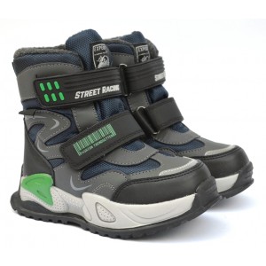 Термоботинки Tom M 9416С Grey, зимние детские сапоги