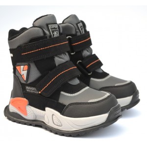 Термоботинки Tom M 9420A Black, зимние детские сапоги