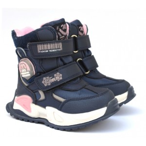 Термоботинки Tom M 9527B Blue, зимние детские сапоги