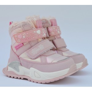 Термоботинки Tom M 9532A Pink, зимние детские сапоги
