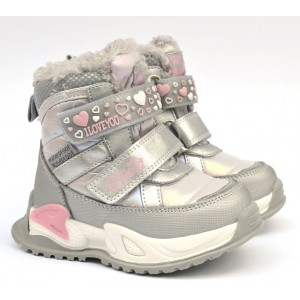 Термоботинки Tom M 9532C Silver, зимние детские сапоги