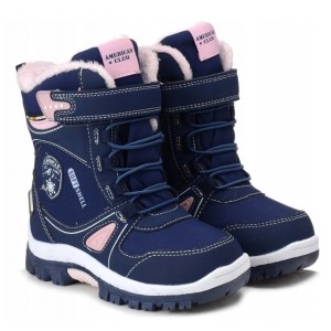 Термочеревики American club RL23/21 Navy, чоботи на мембрані