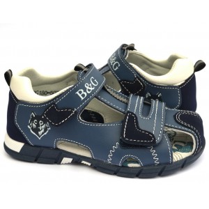 Босоніжки B&amp;G BG180-507. 27-32р. Сині
