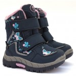 Термочеревики American club HL28/19 Navy-Fuxia, чоботи на мембрані