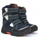 Термоботинки American club RL32/19 Navy-Orange, сапоги на мембране