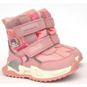Термоботинки Tom M 9527A Pink, зимние детские сапоги