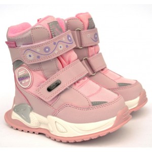 Термоботинки Tom M 9531A Pink, зимние детские сапоги