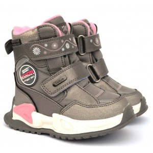 Термоботинки Tom M 9531D Grey, зимние детские сапоги