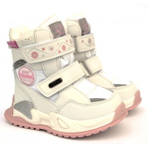 Термоботинки Tom M 9531H White, зимние детские сапоги