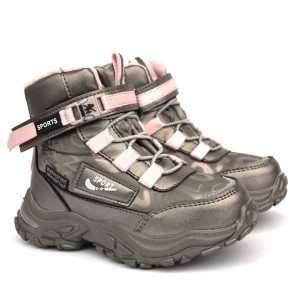 Термоботинки Tom M 9548C Grey, зимние детские сапоги