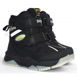 Термочеревики Tom M Flip-0319A Black, зимові дитячі чоботи