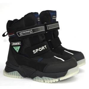 Термочеревики Tom M Flip-0326A Black, зимові дитячі чоботи