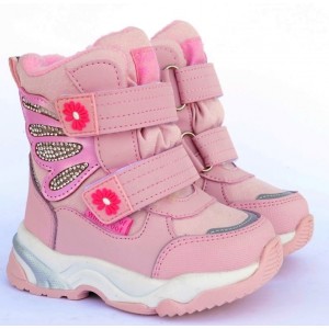 Термочеревики Tom M 10247B Pink, зимові дитячі чоботи