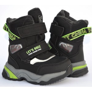 Термочеревики Tom M 10252C Black, зимові дитячі чоботи