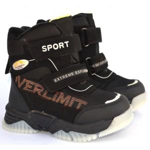 Термочеревики Tom M Flip-0322A Black, зимові дитячі чоботи