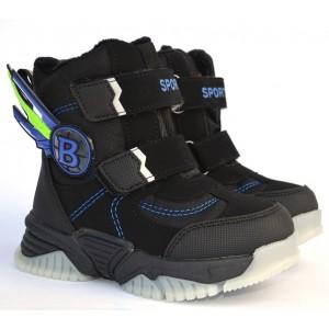 Термочеревики Tom M Flip-0323A Black, зимові дитячі чоботи