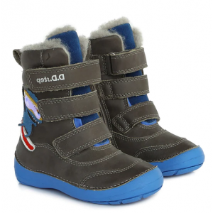 Черевики зимові шкіряні D.D.Step W023-430M, зимові чоботи на хлопчика