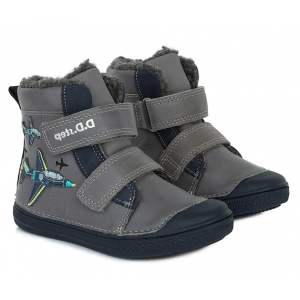 Черевики зимові шкіряні D.D.Step W049-607BM, зимові чоботи на хлопчика