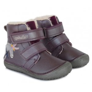 Черевики зимові шкіряні D.D.Step W063-511AM, зимові чоботи на дівчинку